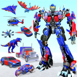 Jet Robot Car :Robot Car Games