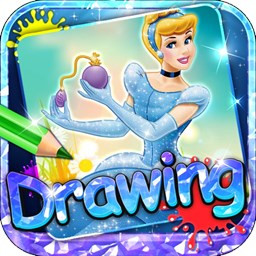 دانلود ‏نقاشی با سیندرلا