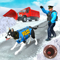 US Police Dog Snow Rescue Game