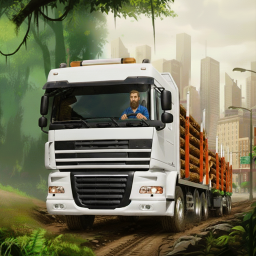 دانلود Euro Wood Cargo Simulator 3D دانلود Euro Wood Cargo Simulator 3D