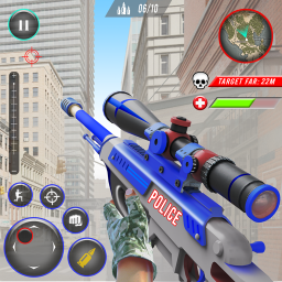 دانلود Police Sniper Gun Shooting 3D