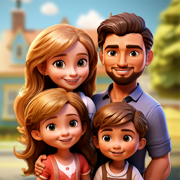 دانلود Virtual Family - Happy Dad Mom