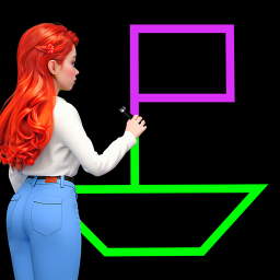 دانلود Single Line Puzzle Drawing