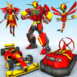 Dragon Fly Robot Car Game 3d