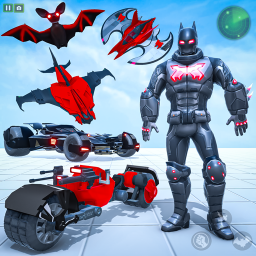 دانلود Bat Robot Man Game: Robot Game