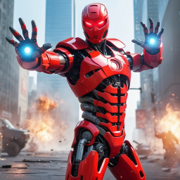 دانلود Flying Iron Robot Fighter Game