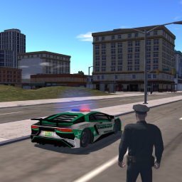 دانلود US Police Cop Car Sim 3D Game