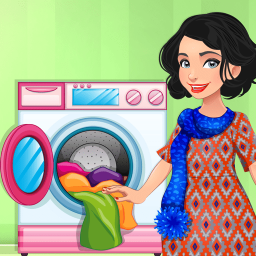 دانلود Laundry Rush Washing Shop Game