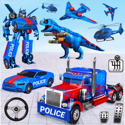 Police Truck Robot Transformer
