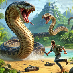 دانلود Hungry Anaconda Snake Sim 3D 2