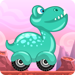 دانلود Car games for kids - Dino game