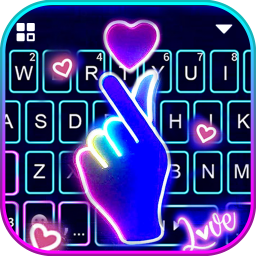 دانلود Love Heart Neon Theme