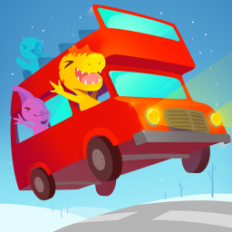 دانلود Dinosaur Bus Games for kids