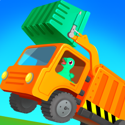 دانلود Dinosaur Garbage Truck Games