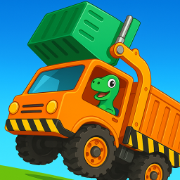 دانلود Dinosaur Garbage Truck Games