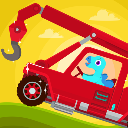 دانلود Dinosaur Rescue Truck Games