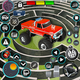 دانلود Monster Truck Maze Puzzle Game