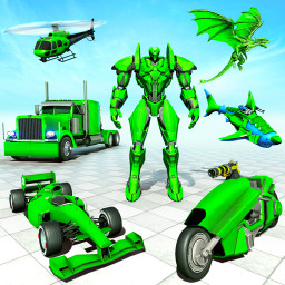 دانلود Flying Formula Car Robot Game
