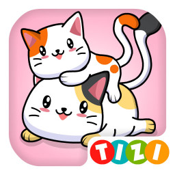 دانلود Tizi Cat Games - Cute Cat Town