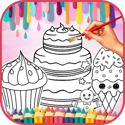 دانلود Cute Sweet Food Coloring Book