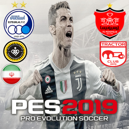 فوتبال PES 2019 (استقلال-پرسپولیس-تراکتور-سپاهان-ایران)