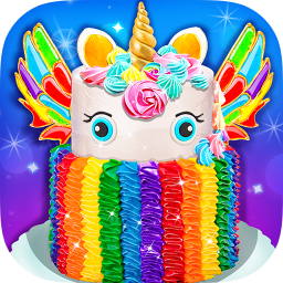 دانلود Rainbow Unicorn Cake