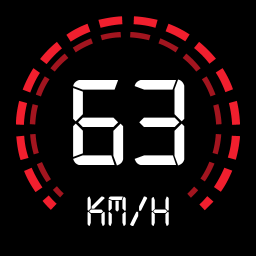 آیکون برنامه GPS Speedometer : Odometer HUD