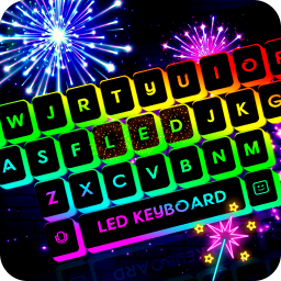 دانلود Neon LED Keyboard Fonts, RGB