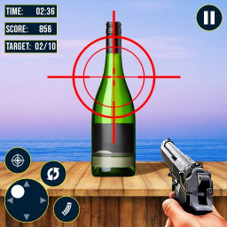 دانلود Knockdown Bottle Shooting Game