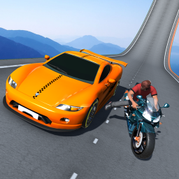 دانلود Car vs. Heavy Bike Racing