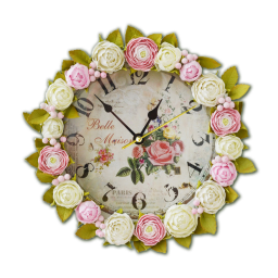 دانلود Shabby Chic Clocks Wallpaper