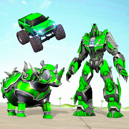 دانلود Rhino Robot Car Transform Game