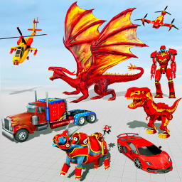 دانلود Police Dragon Robot Car Game