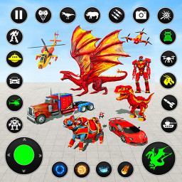 دانلود Police Dragon Robot Car Game