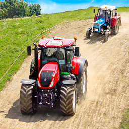 دانلود Tractor Racing Tractor Trolley