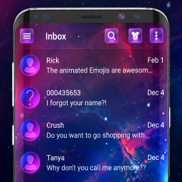 دانلود Neon led SMS Messenger theme