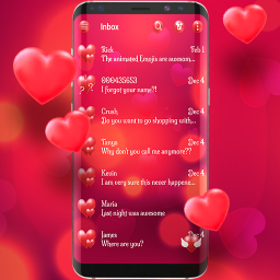 دانلود Romantic love red color theme