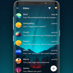 دانلود Aurora messenger theme