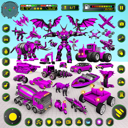 دانلود Elephant Robot Car Game 2025
