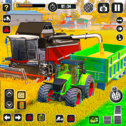 دانلود Tractor Farming Game Harvester