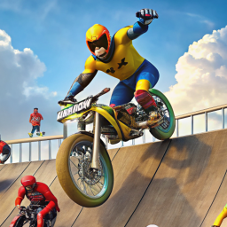 دانلود Super Hero Bike Mega Ramp