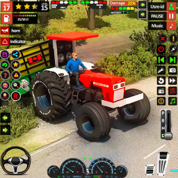 دانلود Indian Tractor Farming Game 3D