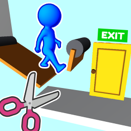 دانلود Cut the board - Stickman Riddl