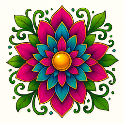 دانلود Mandala Color by Number Book