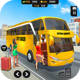 دانلود City Bus Driving Coach Games