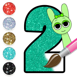 دانلود Glitter Number & ABC Coloring