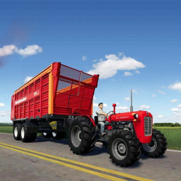 Offroad Cargo Tractor Trolley Simulator