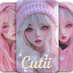 آیکون برنامه Cute Girly Wallpapers