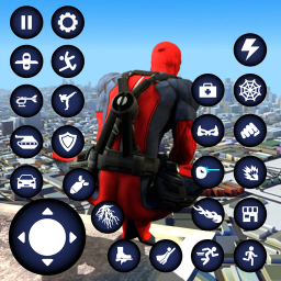 Miami Rope Hero Spider Games
