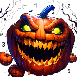 دانلود Halloween Witch Coloring Games